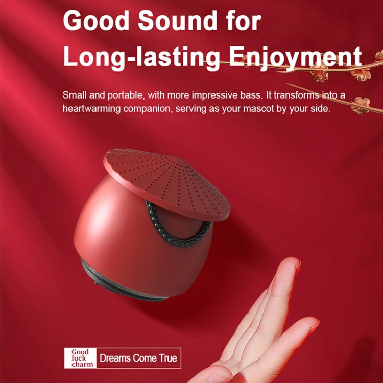 EWA A123 Portable Mini Speaker Chinese Style Bluetooth Speaker(Yellow) - free shipping - PMC Jewellery - Order now!