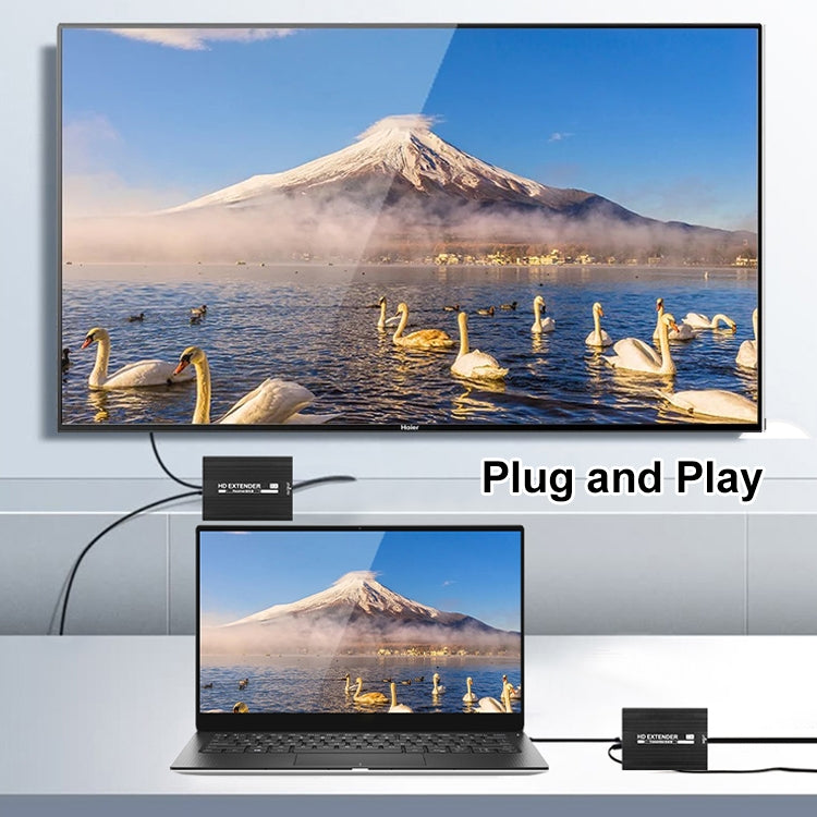 Measy ET1815 HDMI Extender Transmitter and Receiver Converter, Transmission Distance: 150m, Plug:EU - free shipping - PMC Jewellery - Order now!