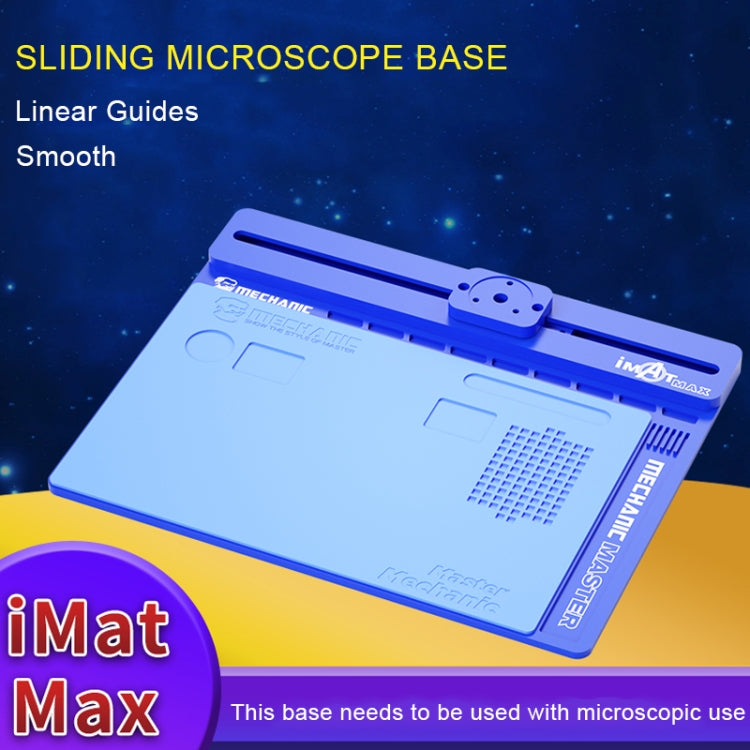 Mechanic imat Max-air Microscope Aluminum Alloy Sliding Base - Microscope Magnifier Series by MECHANIC | Online Shopping South Africa | PMC TechLife | Buy Now Pay Later Mobicred