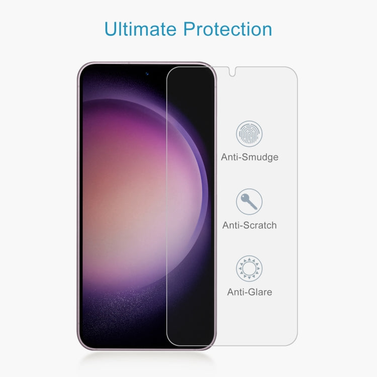 For Samsung Galaxy S24 5G 50pcs 0.18mm 9H 2.5D Tempered Glass Film, Support Fingerprint Unlocking - Galaxy S24 5G Tempered Glass by PMC TechLife | Online Shopping South Africa | PMC TechLife
