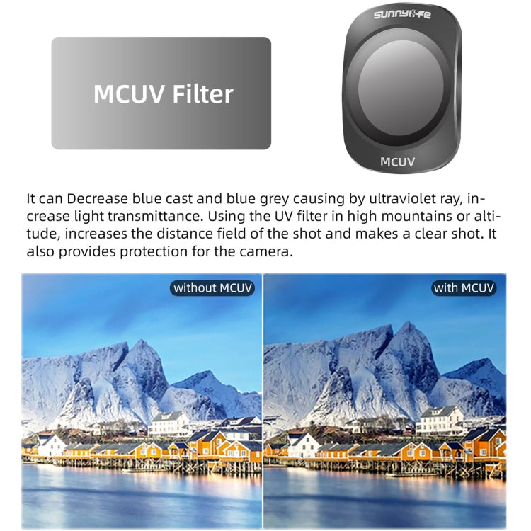 For DJI OSMO Pocket 3 Sunnylife Camera Lens Magnetic Metal Filter, Filter:ND256 - Lens Accessories by Sunnylife | Online Shopping South Africa | PMC TechLife | Buy Now Pay Later Mobicred