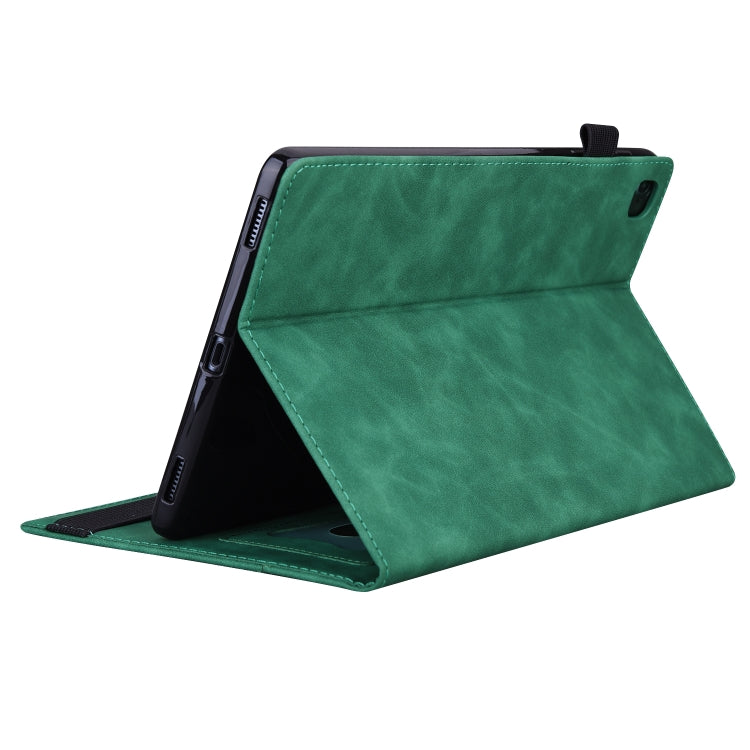For Lenovo Tab M11 / Xiaoxin Pad 11 2024 Business Shockproof Horizontal Flip Leather Tablet Case(Green) - Lenovo by PMC Jewellery | Online Shopping South Africa | PMC Jewellery | Buy Now Pay Later Mobicred