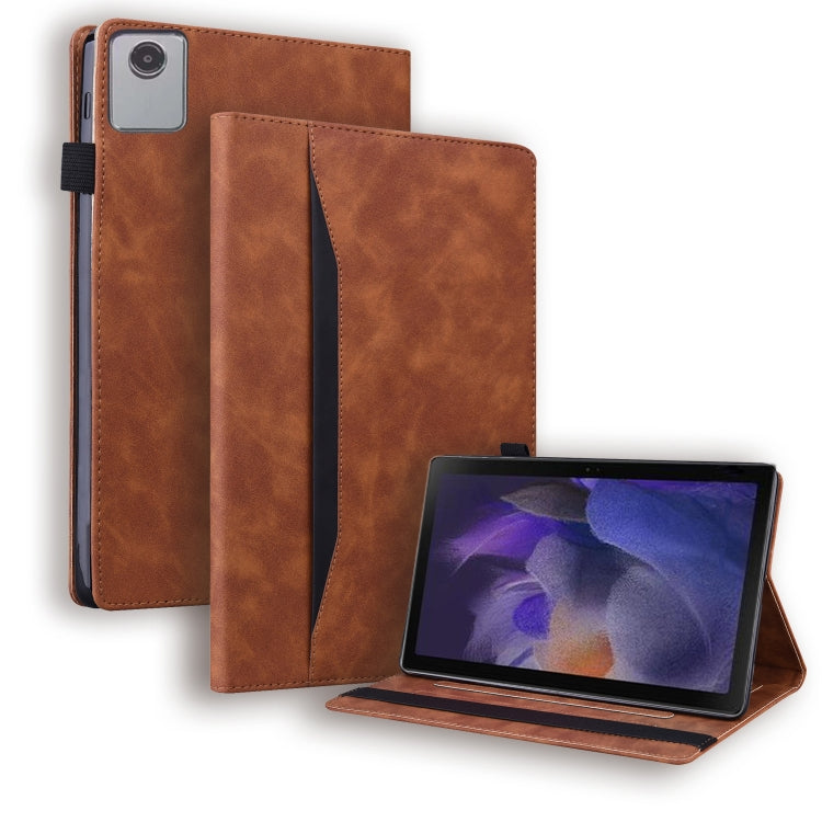 For Lenovo Tab M11 / Xiaoxin Pad 11 2024 2025 Business Shockproof Horizontal Flip Leather Tablet Case(Brown) - free shipping - PMC Jewellery - Order now!