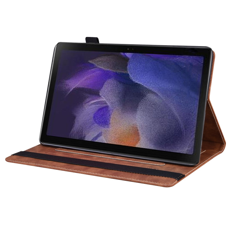For Lenovo Tab M11 / Xiaoxin Pad 11 2024 2025 Business Shockproof Horizontal Flip Leather Tablet Case(Brown) - free shipping - PMC Jewellery - Order now!