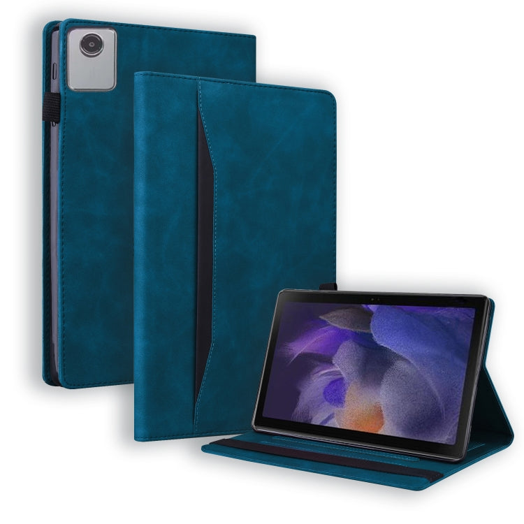 For Lenovo Tab M11 / Xiaoxin Pad 11 2024 2025 Business Shockproof Horizontal Flip Leather Tablet Case(Blue) - free shipping - PMC Jewellery - Order now!