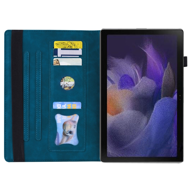 For Lenovo Tab M11 / Xiaoxin Pad 11 2024 2025 Business Shockproof Horizontal Flip Leather Tablet Case(Blue) - free shipping - PMC Jewellery - Order now!