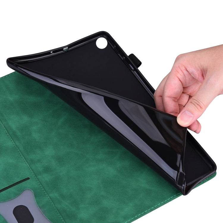 For Lenovo Tab K11 Plus / M11 Plus Business Shockproof Horizontal Flip Leather Tablet Case(Green) - Lenovo by PMC TechLife | Online Shopping South Africa | PMC TechLife | Buy Now Pay Later Mobicred