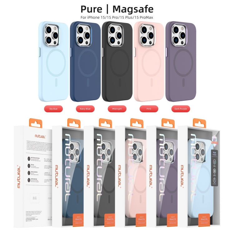 For iPhone 15 Pro Mutural Karen Series Liquid Silicone Magsafe Phone Case(Pink) - iPhone 15 Pro Cases by Mutural | Online Shopping South Africa | PMC TechLife | Buy Now Pay Later Mobicred