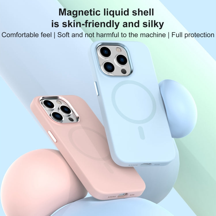 For iPhone 15 Pro Mutural Karen Series Liquid Silicone Magsafe Phone Case(Pink) - iPhone 15 Pro Cases by Mutural | Online Shopping South Africa | PMC TechLife | Buy Now Pay Later Mobicred