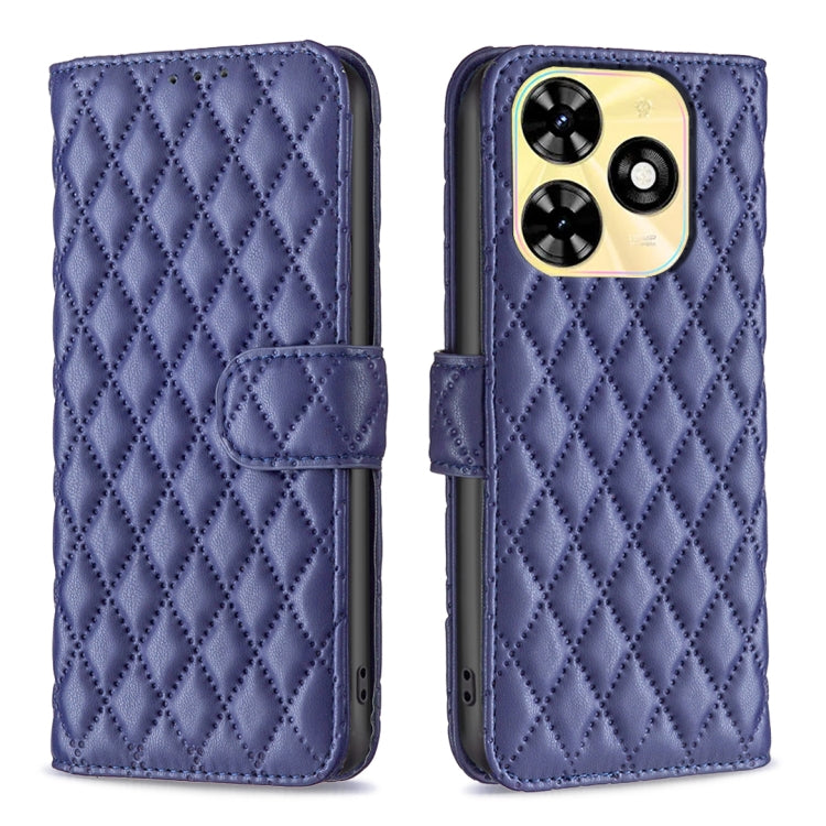 For Tecno Spark Go 2024 / 20C Diamond Lattice Wallet Flip Leather Phone Case(Blue) - free shipping - PMC Jewellery - Order now!