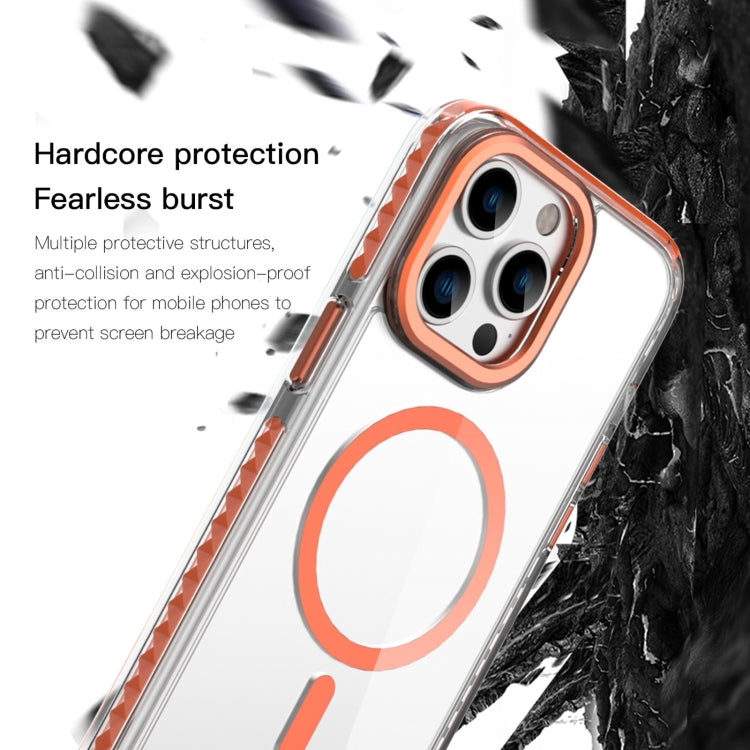 For iPhone 15 Pro Max Mutural Cushion Series MagSafe Magnetic Phone Case(Purple) - free shipping - PMC TechLife - Order now!