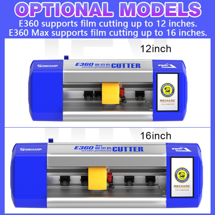 Mechanic Universal Cloud Intelligent Flexible Hydrogel Film Cutting Machine, Model:E360 Max(EU Plug) - free shipping - PMC TechLife - Order now!