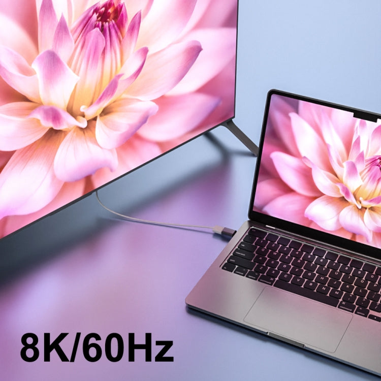 8K 60Hz HDTV to HDTV Magnetic Adapter, 3D Curved Female Vertical Reverse Side - Adapter by PMC TechLife | Online Shopping South Africa | PMC TechLife