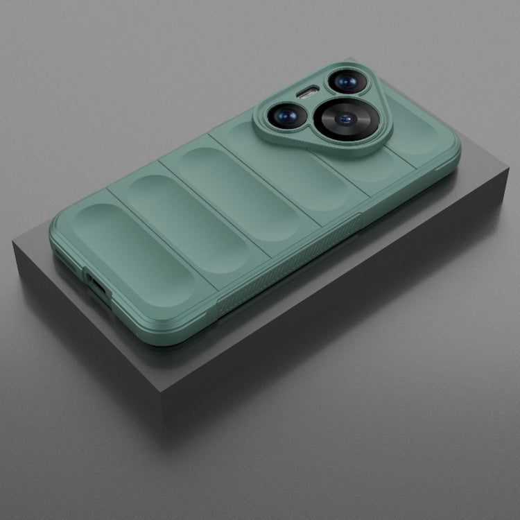 For Huawei Pura 70 Pro / 70 Pro+ Magic Shield TPU + Flannel Phone Case(Dark Green) - free shipping - PMC TechLife - Order now!