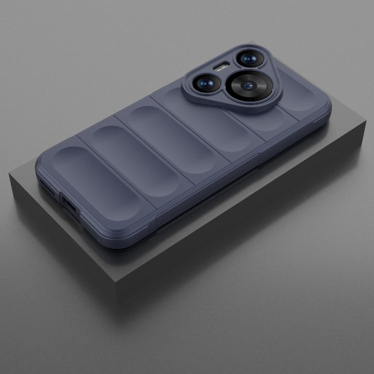 For Huawei Pura 70 Pro / 70 Pro+ Magic Shield TPU + Flannel Phone Case(Dark Blue) - Huawei Cases by PMC TechLife | Online Shopping South Africa | PMC TechLife | Buy Now Pay Later Mobicred