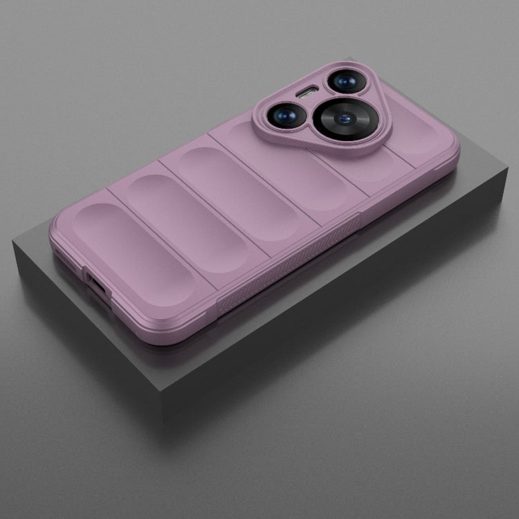 For Huawei Pura 70 Pro / 70 Pro+ Magic Shield TPU + Flannel Phone Case(Purple) - Huawei Cases by PMC TechLife | Online Shopping South Africa | PMC TechLife | Buy Now Pay Later Mobicred