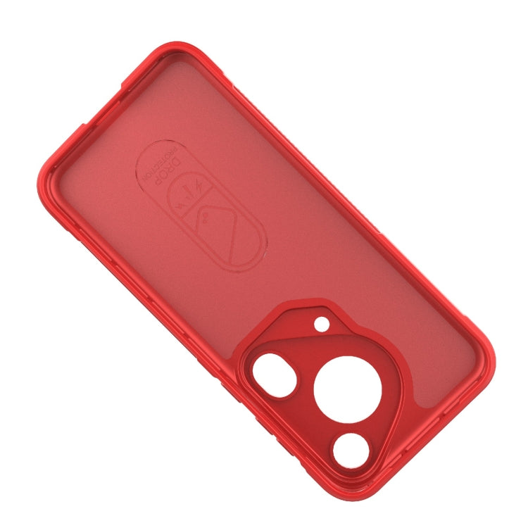 For Huawei Pura 70 Ultra Magic Shield TPU + Flannel Phone Case(Dark Grey) - Huawei Cases by PMC TechLife | Online Shopping South Africa | PMC TechLife | Buy Now Pay Later Mobicred