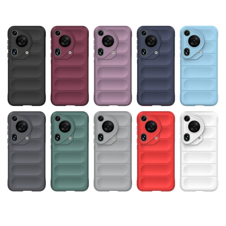 For Huawei Pura 70 Ultra Magic Shield TPU + Flannel Phone Case(Dark Blue) - Huawei Cases by PMC TechLife | Online Shopping South Africa | PMC TechLife | Buy Now Pay Later Mobicred