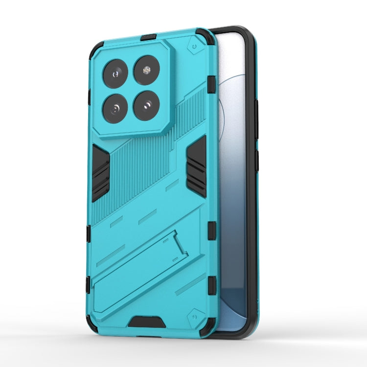 For Xiaomi 14 Pro 5G Punk Armor 2 in 1 PC + TPU Phone Case with Holder(Blue) - free shipping - PMC TechLife - Order now!