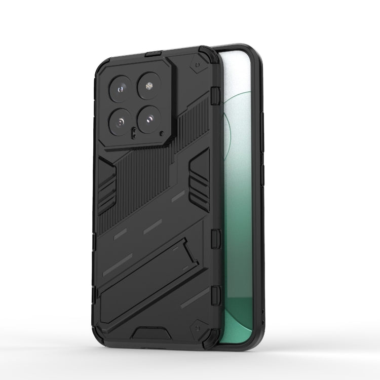 For Xiaomi 14 5G Punk Armor 2 in 1 PC + TPU Phone Case with Holder(Black) - 14 Cases by PMC TechLife | Online Shopping South Africa | PMC TechLife | Buy Now Pay Later Mobicred