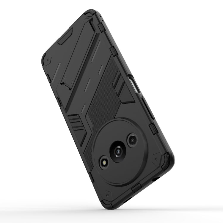 For Xiaomi Redmi A3 4G Global Punk Armor 2 in 1 PC + TPU Phone Case with Holder(Red) - Xiaomi Cases by PMC TechLife | Online Shopping South Africa | PMC TechLife | Buy Now Pay Later Mobicred