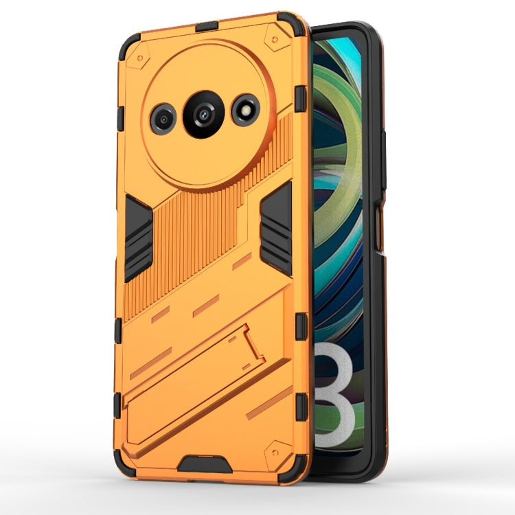 For Xiaomi Redmi A3 4G Global Punk Armor 2 in 1 PC + TPU Phone Case with Holder(Orange) - Xiaomi Cases by PMC TechLife | Online Shopping South Africa | PMC TechLife | Buy Now Pay Later Mobicred