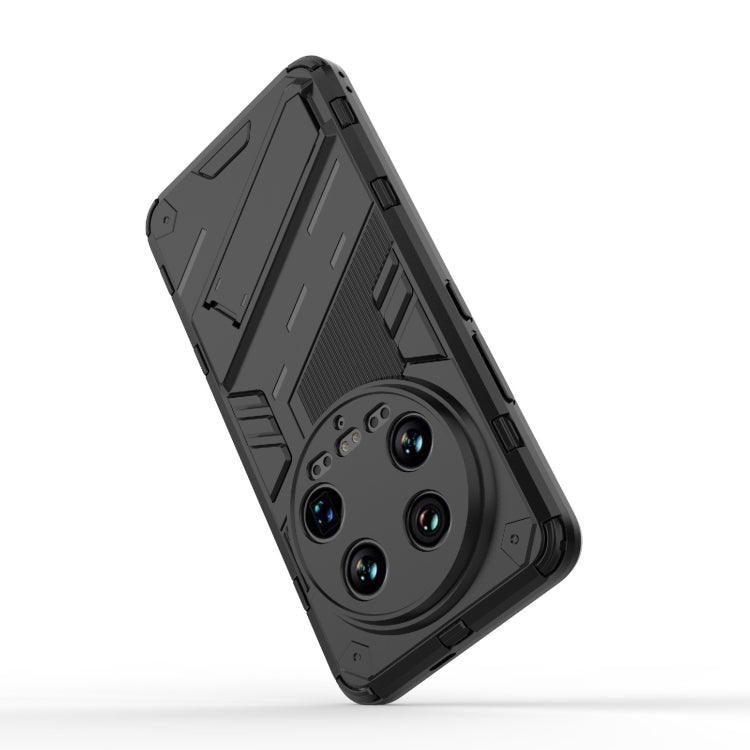For Xiaomi 14 Ultra 5G Punk Armor 2 in 1 PC + TPU Phone Case with Holder(Red) - 14 Ultra Cases by PMC TechLife | Online Shopping South Africa | PMC TechLife | Buy Now Pay Later Mobicred