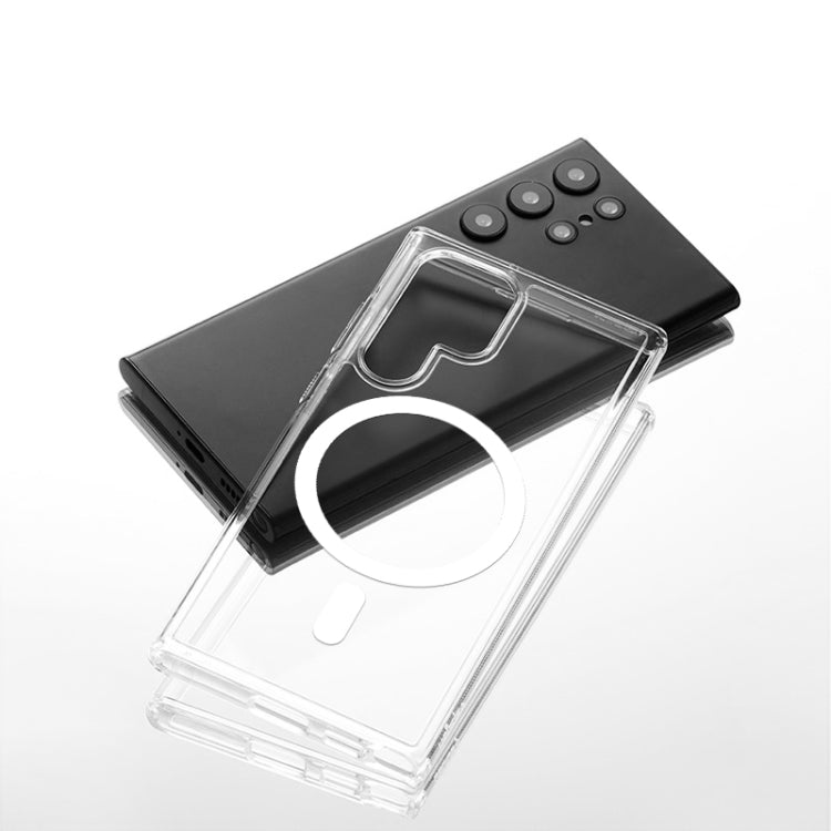 For Samsung Galaxy S25 Ultra 5G TPU Magsafe Phone Case(Transparent) - Galaxy S25 Ultra 5G Cases by PMC Jewellery | Online Shopping South Africa | PMC Jewellery | Buy Now Pay Later Mobicred