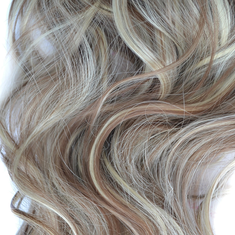 50cm 16 Card Long Curly Hair Wig Seamless Hair Extension Piece(3.2#) - free shipping - PMC TechLife - Order now!
