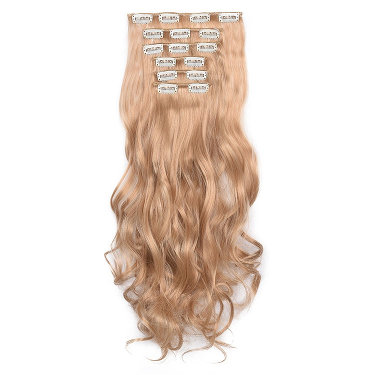 50cm 16 Card Long Curly Hair Wig Seamless Hair Extension Piece(17.27M613#) - free shipping - PMC TechLife - Order now!