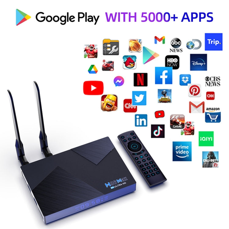 H96 Max V58 Android 12.0 Smart TV Box, 8GB+64GB, Quad-core Cortex-A76 and Quad-core Cortex-A55(EU Plug) - Others by PMC TechLife | Online Shopping South Africa | PMC TechLife