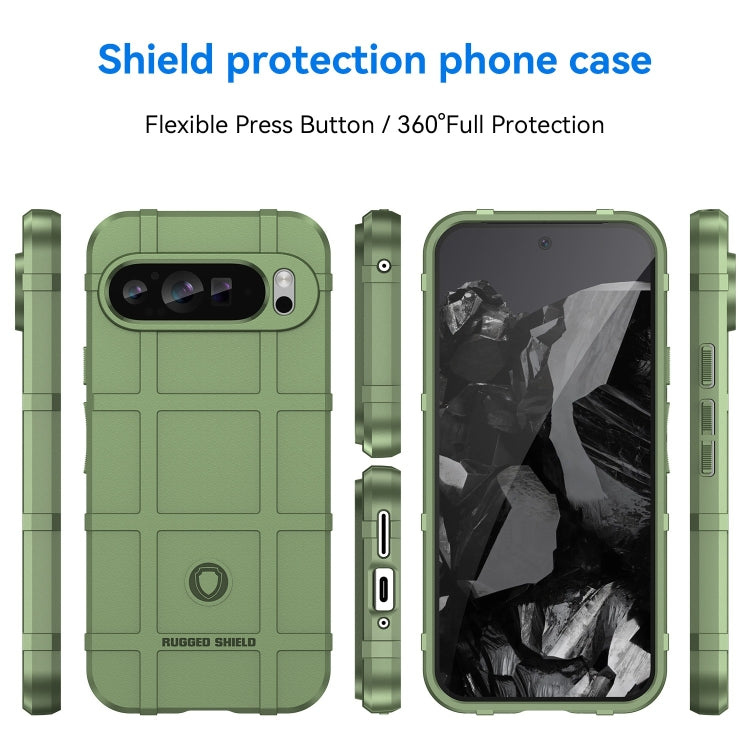 For Google Pixel 9 Pro Full Coverage Shockproof TPU Phone Case(Green) - Google Cases by PMC TechLife | Online Shopping South Africa | PMC TechLife | Buy Now Pay Later Mobicred