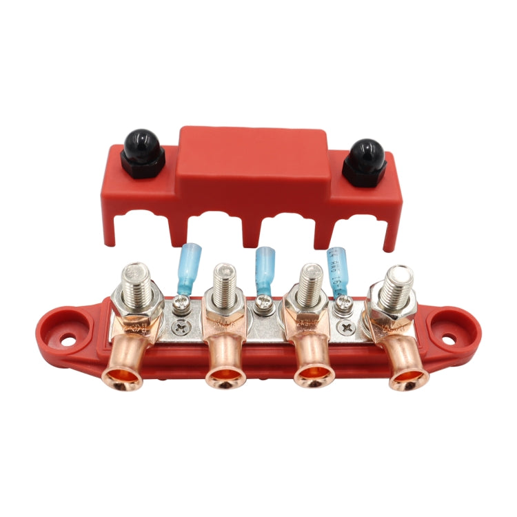 CP-4016 M10+M8 Power Distribution Block Terminal Studs with Terminals(Red) - Booster Cable & Clip by PMC TechLife | Online Shopping South Africa | PMC TechLife | Buy Now Pay Later Mobicred