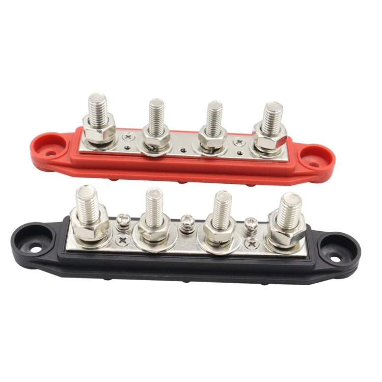 CP-4018 M10+M8 Power Distribution Block Terminal Studs Set with Terminals(Black + Red) - Booster Cable & Clip by PMC TechLife | Online Shopping South Africa | PMC TechLife | Buy Now Pay Later Mobicred