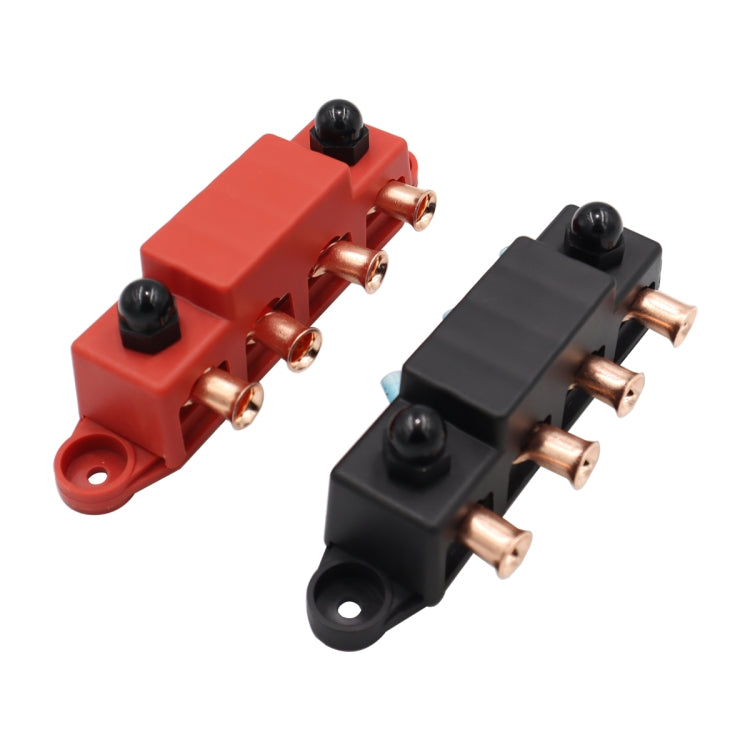 CP-4018 M10+M8 Power Distribution Block Terminal Studs Set with Terminals(Black + Red) - Booster Cable & Clip by PMC TechLife | Online Shopping South Africa | PMC TechLife | Buy Now Pay Later Mobicred