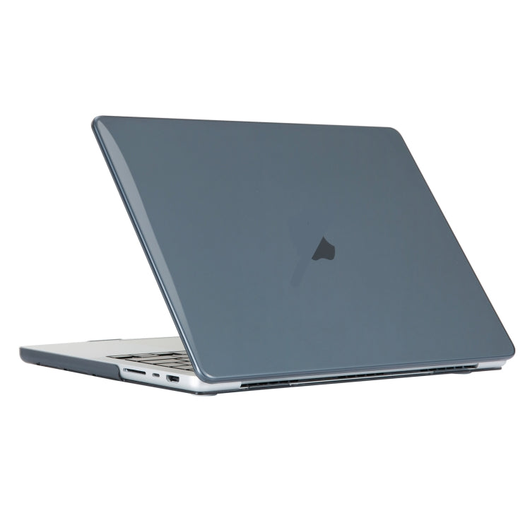 For MacBook Pro 16 inch M3 Laptop Crystal Style Protective Case(Black) - MacBook Pro Cases by PMC TechLife | Online Shopping South Africa | PMC TechLife