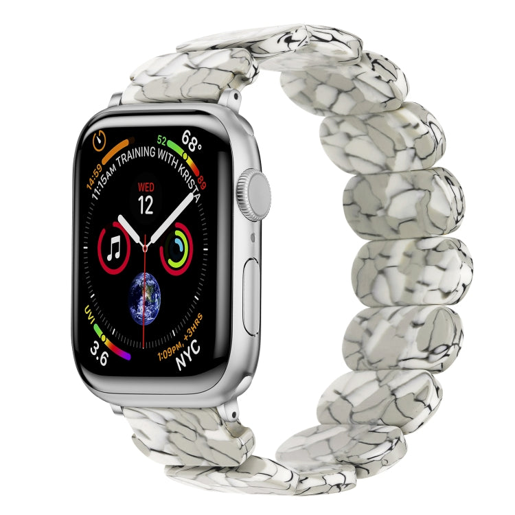 For Apple Watch SE 2022 40mm Stretch Rope Resin Watch Band(Earth Cracks) - Watch Bands by PMC TechLife | Online Shopping South Africa | PMC TechLife