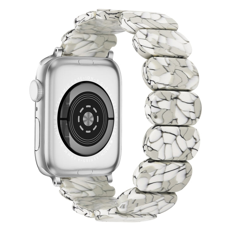 For Apple Watch Series 6 44mm Stretch Rope Resin Watch Band(Earth Cracks) - Watch Bands by PMC TechLife | Online Shopping South Africa | PMC TechLife