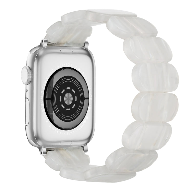For Apple Watch Series 3 42mm Stretch Rope Resin Watch Band(Fluorescent Color) - Watch Bands by PMC TechLife | Online Shopping South Africa | PMC TechLife