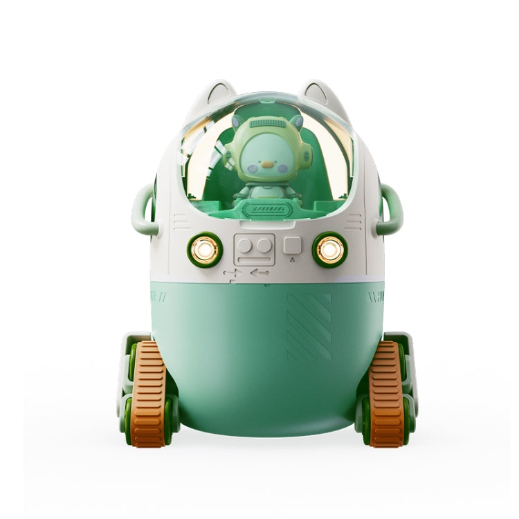 MJ066 220ML Portable Desktop Cute Cartoon Tank Car Air Humidifier with LED Lights, Model:Rechargeable(Green) - free shipping - PMC TechLife - Order now!