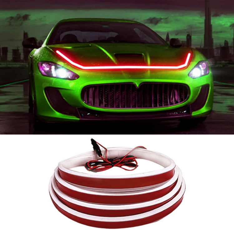 Car Startup Scan Through Hood LED Daytime Running Atmosphere Light, Length:1.8m(Red Light) - Running Lights by PMC TechLife | Online Shopping South Africa | PMC TechLife | Buy Now Pay Later Mobicred