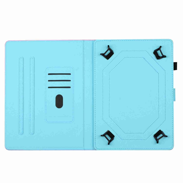 For 10 inch Universal Marble Pattern Stitching Leather Tablet Case(Gold Pink) - 10 - 11 inch by PMC TechLife | Online Shopping South Africa | PMC TechLife | Buy Now Pay Later Mobicred