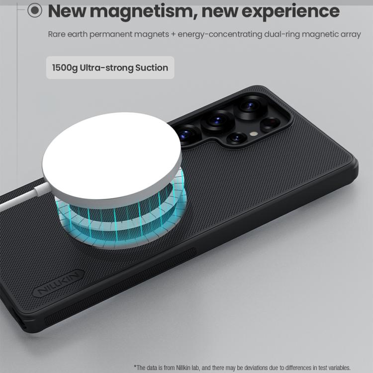 For Samsung Galaxy S25 Ultra 5G NILLKIN Frosted Shield Pro Magnetic Magsafe Phone Case(Green) - Galaxy S25 Ultra 5G Cases by NILLKIN | Online Shopping South Africa | PMc TechLife | Buy Now Pay Later Mobicred