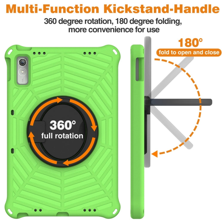 For Lenovo Tab P11 Gen2/P11 Pro/Pad Pro Spider King Silicone Protective Tablet Case(Green) - Lenovo by PMC TechLife | Online Shopping South Africa | PMC TechLife | Buy Now Pay Later Mobicred