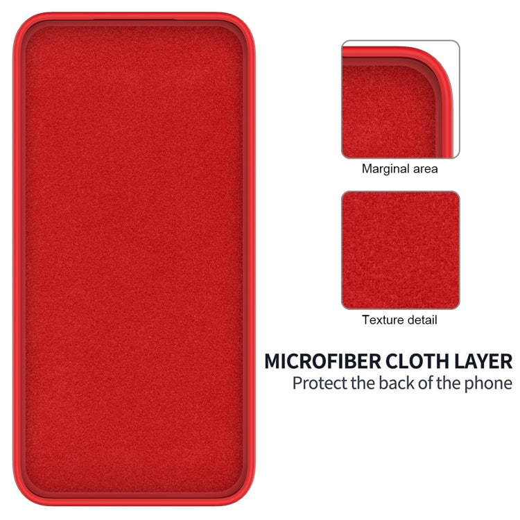 For Infinix Hot 40 / Hot 40 Pro Solid Color Liquid Silicone Dropproof Full Coverage Phone Case(Red) - Infinix Cases by PMC TechLife | Online Shopping South Africa | PMC TechLife | Buy Now Pay Later Mobicred