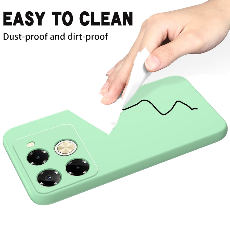 For Infinix Note 40 Pro 5G / 40 Pro+ 5G Solid Color Liquid Silicone Dropproof Full Coverage Protective Case(Green) - Infinix Cases by PMC TechLife | Online Shopping South Africa | PMC TechLife | Buy Now Pay Later Mobicred