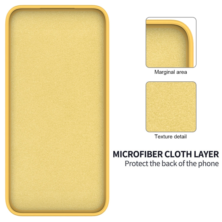 For Infinix Note 40 Pro 4G Solid Color Liquid Silicone Dropproof Full Coverage Protective Case(Yellow) - Infinix Cases by PMC TechLife | Online Shopping South Africa | PMC TechLife | Buy Now Pay Later Mobicred