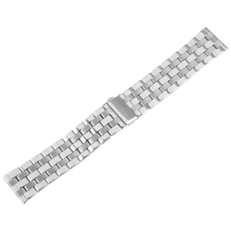 22mm Universal Five Beads Stainless Steel Watch Band(Silver) - free shipping - PMc TechLife - Order now!