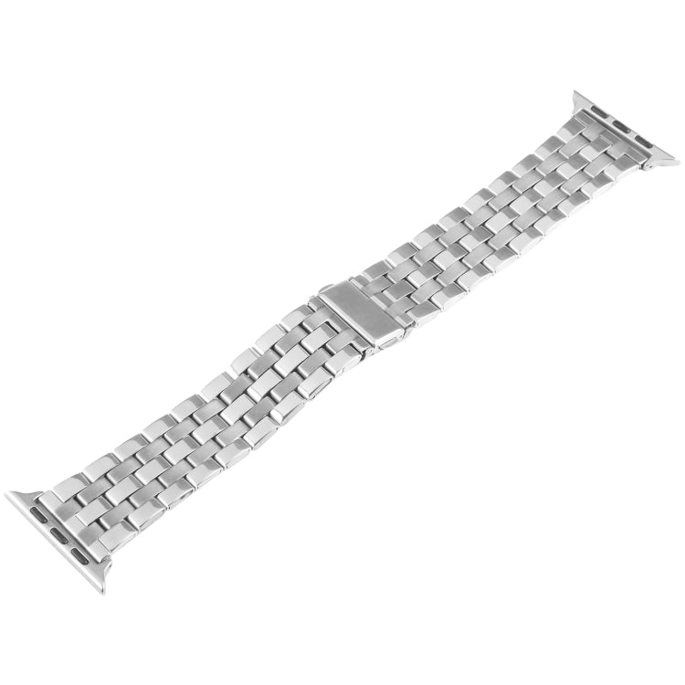 For Apple Watch Ultra 49mm 22mm Ultra-thin Five Beads Stainless Steel Watch Band(Silver) - free shipping - PMC TechLife - Order now!