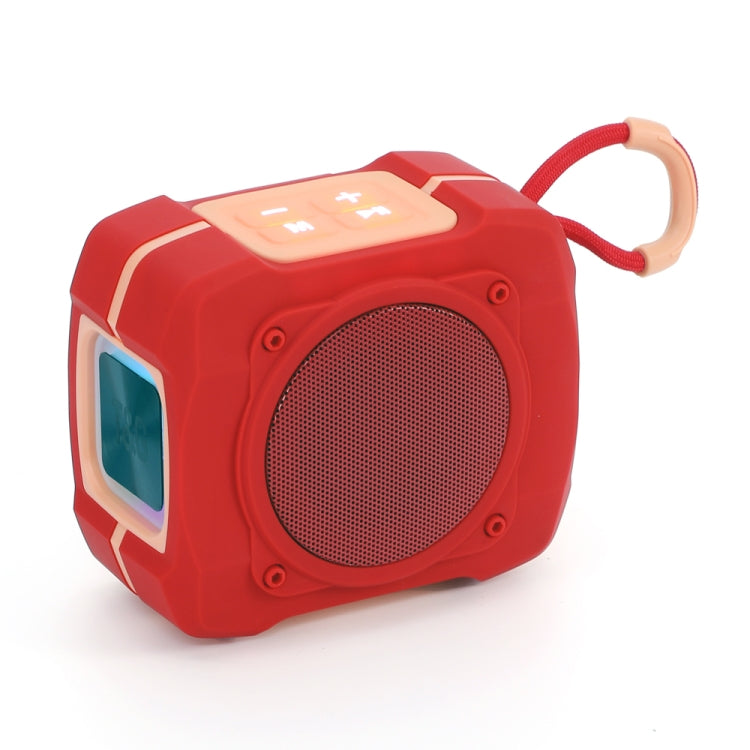 T&G TG661 Colorful LED Portable Outdoor Wireless Bluetooth Speaker(Red) - free shipping - PMC Jewellery - Order now!